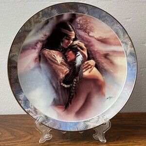 Lee Bogle Waking Dream Plate #4 in Soul Mates Collection Native American 1995